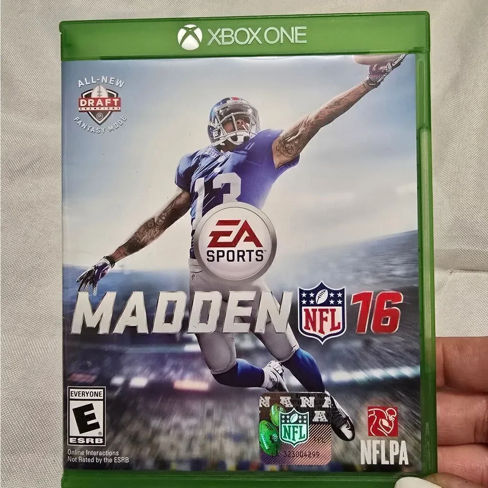 Xbox 360 NCCA Football 09, NHL 08, Madden 25, Madden 15, Madden 16 Bundle of 5